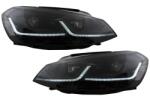 KITT Faruri LED pentru VW Golf 7 2012-2017 Facelift 7.5 cu semnal dinamic (HLVWG7FB)