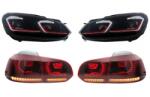 KITT Faruri LED si stopuri Full LED pentru VW Golf 6 (2008-2013) GTI Design (COHLVWG6FRRSFW)