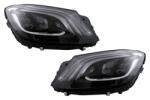 KITT Faruri Full LED negre pentru Mercedes S-Class W222 2013-2017 facelift (HLMBW222FLAP)
