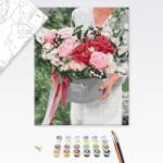 Brushme Pictare conform numerelor flori într-un pachet cadou - 40x50