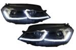 KITT Specials Faruri LED pentru VW Golf 7 VII 2012-2017, look Facelift 7.5, semnal dinamic (HLVWG7FS)