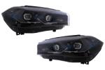 KITT Faruri Full LED pentru BMW X5 F15 (2013-2018) Conversie G05 Design Negru (HLBMF15G)