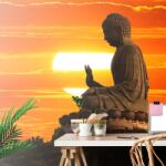 Dovido Tapet statuia Buddha la apus de soare - 245x270 - dovido - 172,52 RON