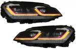 KITT Faruri LED pentru VW Golf 7 Facelift GTI Look RHD cu semnal dinamic (HLVWG7FRRHD)