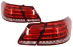 KITT Stopuri LED pentru Mercedes E-Class W212 2009-2013, design facelift rosu clar (TLMBW212RCOE)