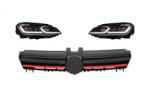 KITT Faruri LED cu semnal dinamic si grila R Design pentru VW Golf 7 VII (COFGVWG7RHLFR)