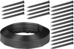 Strend Pro Garden Bordura de gazon elastica Strend Pro Garden, neagra, 10 m x 6 cm (2211879)