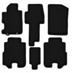 Wielganizator Autószönyegek Honda Fr-v 2004-2009-hez Basic szett fekete 6 db