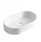 AquaUno Mosdókagyló Asztali 52 x 30 cm Kerámia Naia Fehér Ovális Aquauno (90102010201-9)