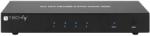 TECHLY IDATA DP-KVM4 KVM switch Rack mounting Black (101935)