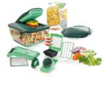 Genius Tocator multifunctional Genius Nicer Dicer Chef, 15 piese, inox, design ergonomic (A27060) Masina de tocat manual