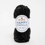 DMC Happy Chenille amigurumi zseníliafonal, 15 g - 22, fekete