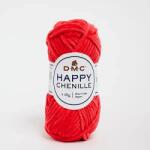 DMC Happy Chenille amigurumi zseníliafonal, 15 g - 34, piros