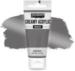 Pentart krémes akrilfesték, metál, 60 ml - rokokóezüst