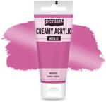 Pentart krémes akrilfesték, metál, 60 ml - magenta