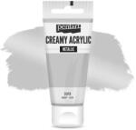 Pentart krémes akrilfesték, metál, 60 ml - ezüst