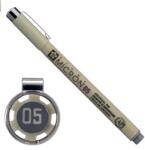 Sakura Pigma Micron 05 műszaki rajztoll, 0, 45 mm - szürke (XSDK0544)