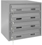  M39R/4 modulos postaláda RAL9006, RAL 9006 / Szürke