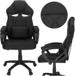 Sersimo Springos ergonomikus irodai szék, 150 kg, fekete (HF0036)