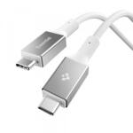 Spigen Cablu Date si Incarcare USB-C - USB-C Spigen EB10015CC ACA10420, 100W, 1.5m, Alb