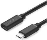 UGREEN Cablu USB Type-C Ugreen prelungitor, ED008 USB Type-C (T) la USB Type-C (M), 0.5m (Negru)
