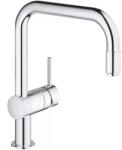 GROHE Baterie bucatarie Grohe Vento 30435000, inalta, tip U, dus, monocomanda, Crom (30435000)