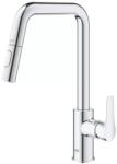 GROHE Baterie bucatarie Grohe Eurosmart 30619000, inalta, tip U, dus, 2 functii, Crom (30619000)