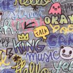  Caselio Young and Free 103304565 MAKE IT FUN Street Art Graffiti szürke szines tapéta (103304565)