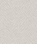  A megtévesztés művésze - Zebracsíkos minta textil háttéren krémszürke szürke és szürkésbézs tónus tapéta (A66701)