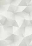  Erismann Fashion for Walls 3, 10216-31 DIAMOND Design háromdimenziós geometriai minta fehér világosszürke árnyalatok ezüst tapéta (10216-31)