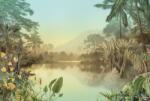  Komar Heritage Edition 1, HX8-049 Lac Tropical idilli trópusi táj tavi panorámával digitális nyomat (HX8-049)
