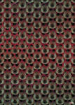  Komar Heritage Edition 1, HX4-033 Paon Rouge pávatoll - pávaszem díszítőminta digitális nyomat (HX4-033)