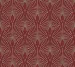  As-Creation New Walls 37427-4 50s GLAM Art Deco piros/bordópiros arany mintarajzolat tapéta (37427-4)