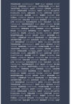 Tengerészeti és szörfös témájú szövegek-levelek tengerészkék kék és fehér tónus falpanel (158845)