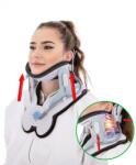 UNIZDRAV Orteză de tracțiune pentru gât și coloana cervicală + pompă