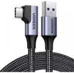 UGREEN US385 USB-Type-C Adatkábel, 1m, fekete (US385)