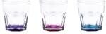 SOLMAZER IRIS színes aljú üveg pohár 245ml, lila, rózsaszín vagy kék színben 131607-011 (131607-011) - bestbyte