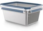 Tefal N1150610 MSEAL STEEL négyszögletű üvegtároló rozsdamentes acél 2.0 L (kék) (TEFAL_N1150610) (TEFAL_N1150610)