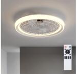 Brilagi - Ventilator de tavan cu LED dimabil, 40W, 230V, Ø 48 cm, alb, telecomandă inclusă (BG4016)