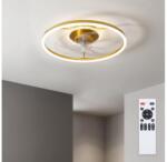 Brilagi - Ventilator de tavan dimabil cu LED/66W/230V 55 cm alb/auriu + telecomandă (BG4018)