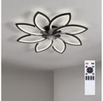 Brilagi Ventilator de tavan LED dimabil Brilagi, 43W, 230V, Ø 90 cm, negru, cu telecomandă inclusă (BG4025)