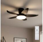 Brilagi - Ventilator de tavan LED dimabil, Ø 95 cm, 32W, 230V, negru, cu telecomandă (BG3997)