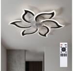 Brilagi - Ventilator de tavan cu LED reglabil, 34W/230V, Ø 83 cm, negru + telecomandă (BG4004)