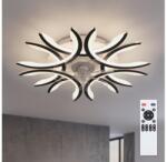 Brilagi - Ventilator de tavan LED dimabil LED/70W/230V Ø 76 cm negru + telecomandă (BG4009)