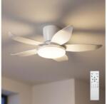 Brilagi - Ventilator de tavan LED dimabil, 32W, 230V, Ø 95 cm, alb, cu telecomandă (BG3996)