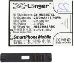 Cameron Sino Li-Ion akku (3.8V/2300mAh, Huawei HB824666RBC kompatibilis) FEKETE (CS-HUE557XL)