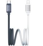 USAMS IPAD 2 USAMS BICOLOR adatkábel Type-C - lightning, 120cm, FEKETE/FEHÉR (SJ757USB01)