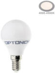 OPTONICA E14 G45 LED izzó 3, 5W 300lm 4500K nappali fehér 240° 1408 (1408) - ledsziget