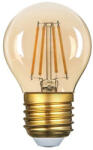 OPTONICA vintage filament E14 G45 LED izzó 4W 400lm 2500K meleg fehér arany üveg 1492 (1492) - ledsziget