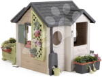 Smoby Căsuță Grădinarului cu umbrelă Garden House Life Smoby cu jgheab extensibilă, cu filtru UV, de la 24 luni (SM810308-K) Casuta pentru copii